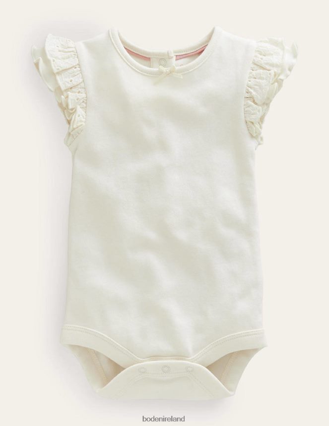 Ivory Clothing Broderie Sleeve Body Boden Baby L466L63367