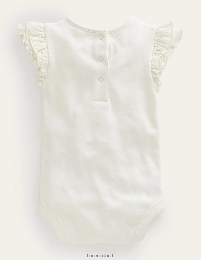 Ivory Clothing Broderie Sleeve Body Boden Baby L466L63367