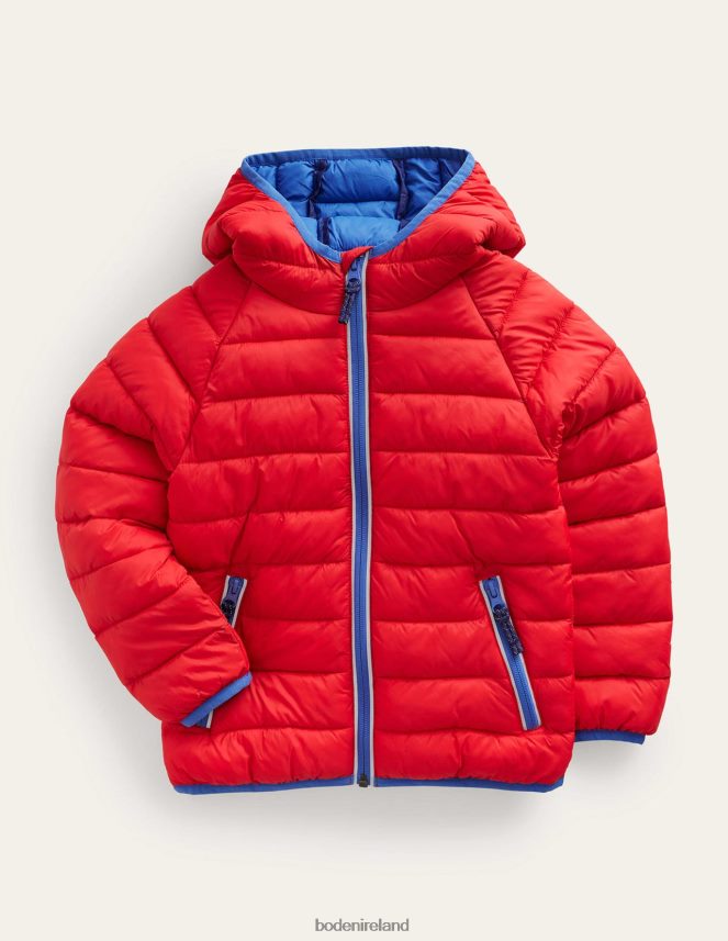 Red Clothing Pack-away Padded Jacket Boden Baby L466L6546