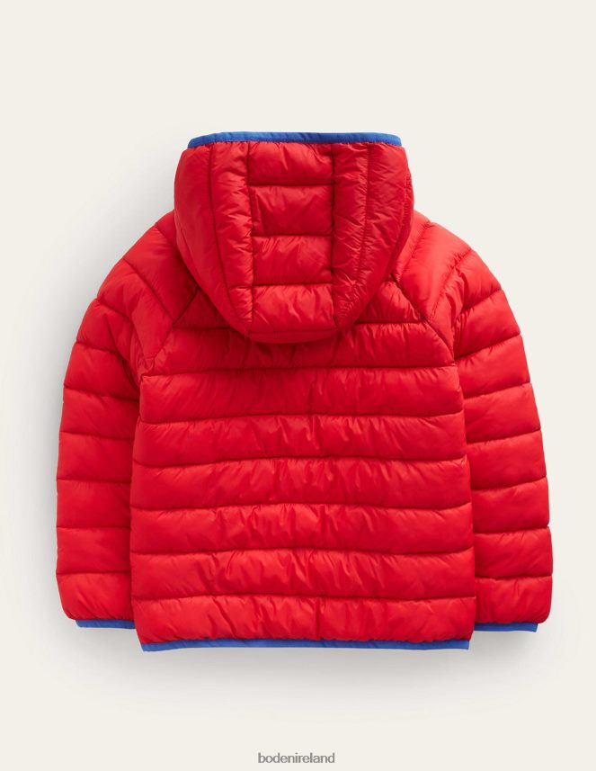 Red Clothing Pack-away Padded Jacket Boden Baby L466L6546