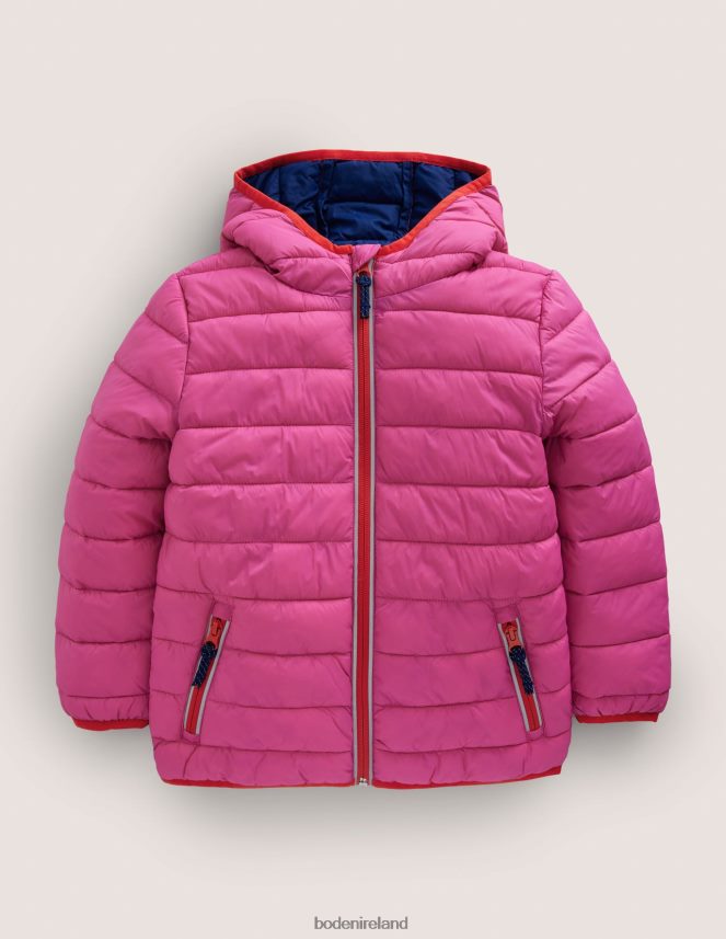 Tickled Pink Clothing Cosy Pack-away Padded Jacket Boden Baby L466L63430