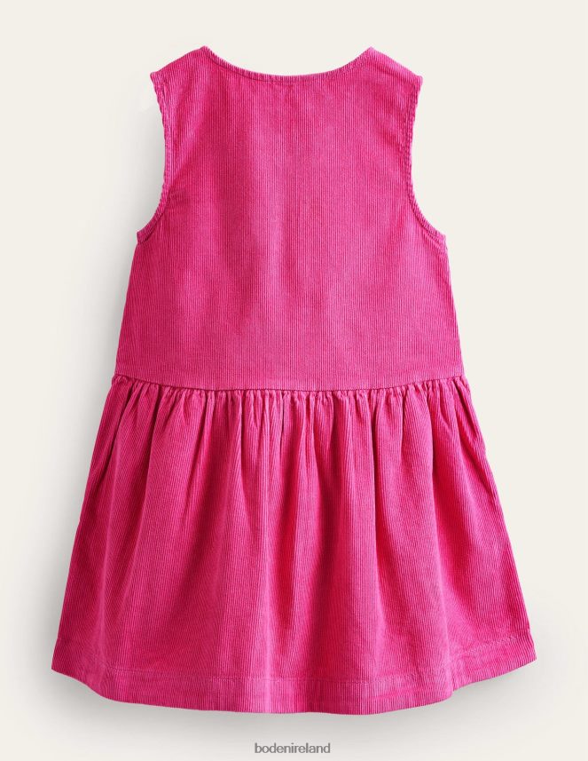Mid Pink Clothing Button Pinafore Dress Boden Baby L466L6353