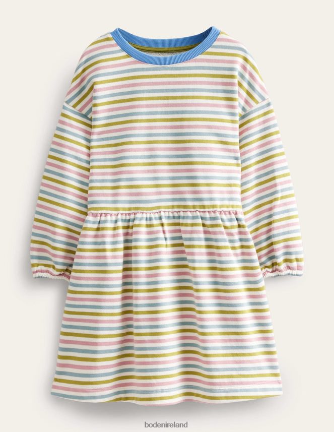 Starfuit/Almond Pink Clothing Relaxed Printed Sweat Dress Boden Baby L466L6354