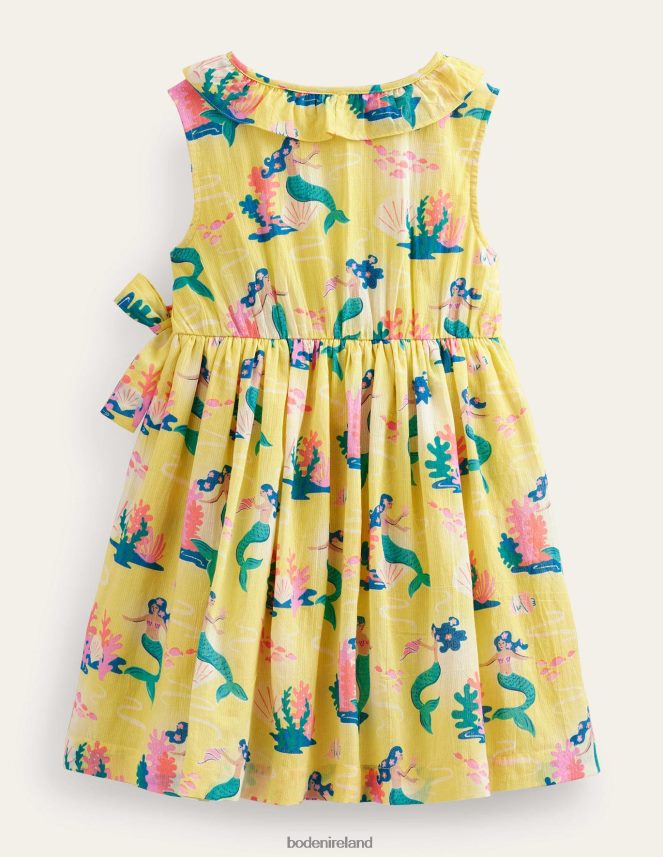 Yellow Mermaid Clothing Wrap Dress Boden Baby L466L6373