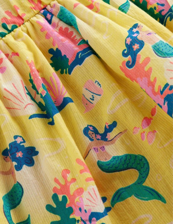 Yellow Mermaid Clothing Wrap Dress Boden Baby L466L6373