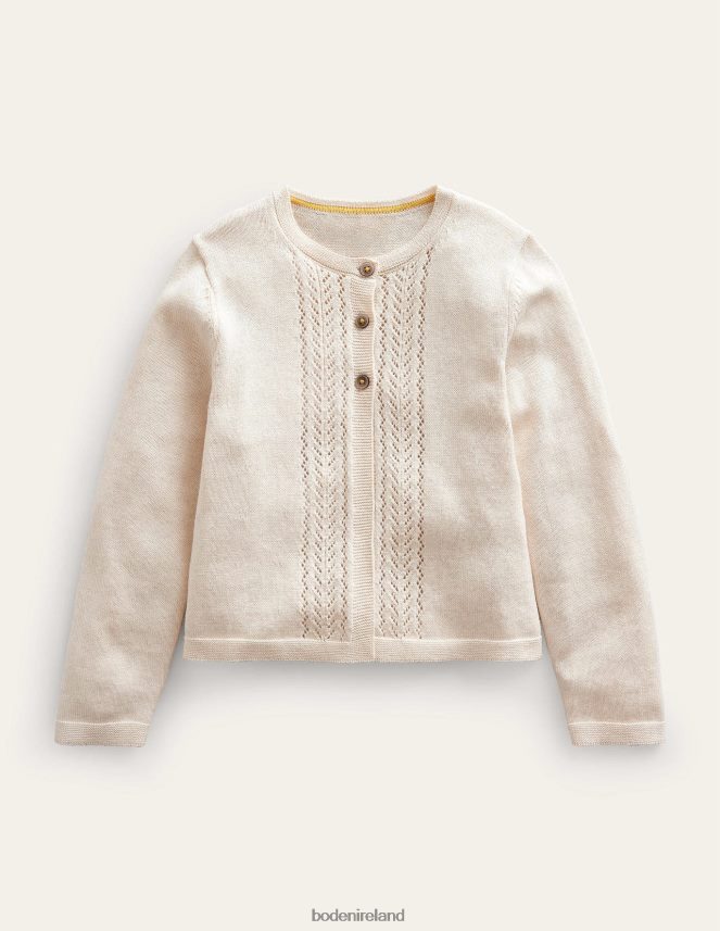 Ecru Clothing Pointelle Cotton Cardigan Boden Baby L466L6536