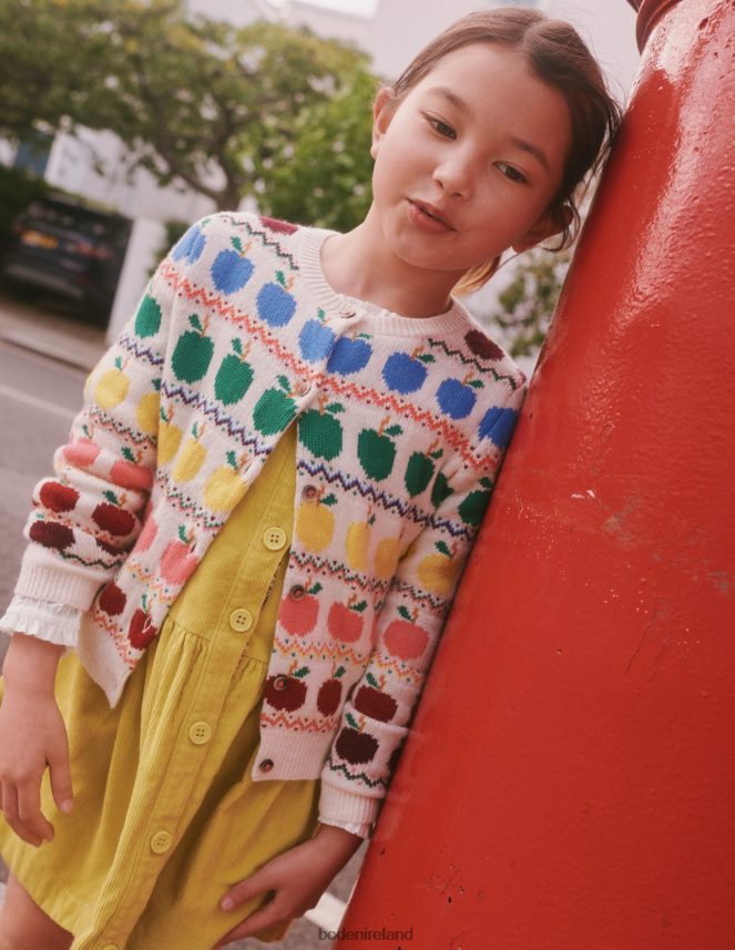 Ivory Apples Clothing Fair Isle Cardigan Boden Baby L466L6532