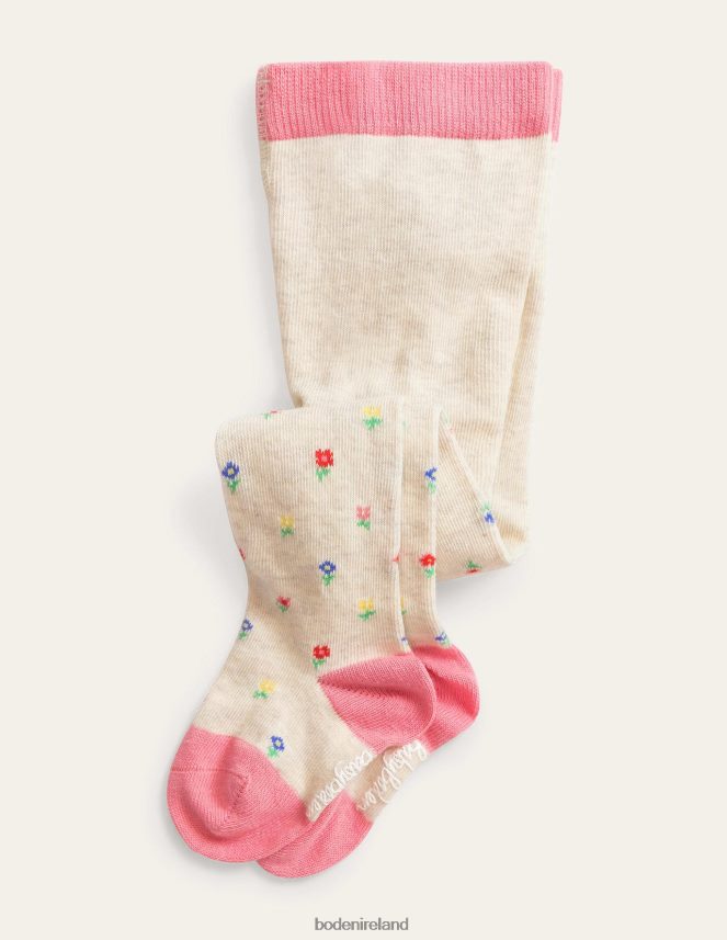 Ivory Floral Clothing Everyday Tights Boden Girls L466L62718