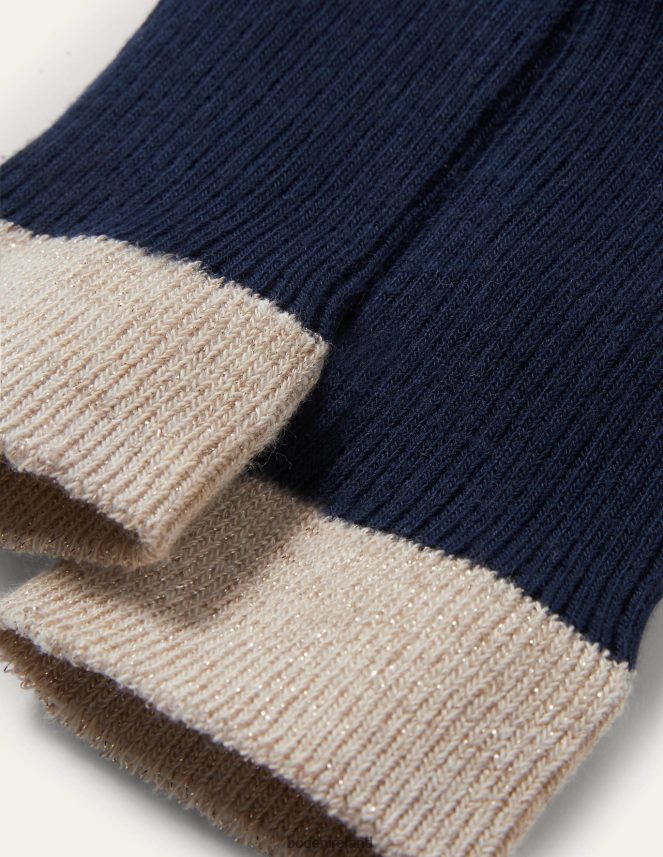 Navy Blue Clothing Ribbed Footless Tights Boden Baby L466L6570