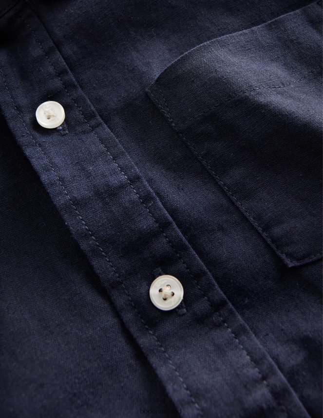 Navy Clothing Cotton Linen Shirt Boden Baby L466L63004