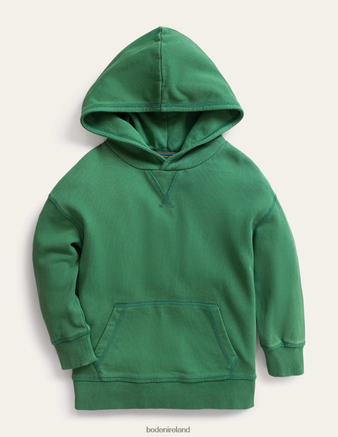Deep Grass Green Clothing Garment Dye Hoodie Boden Baby L466L63406