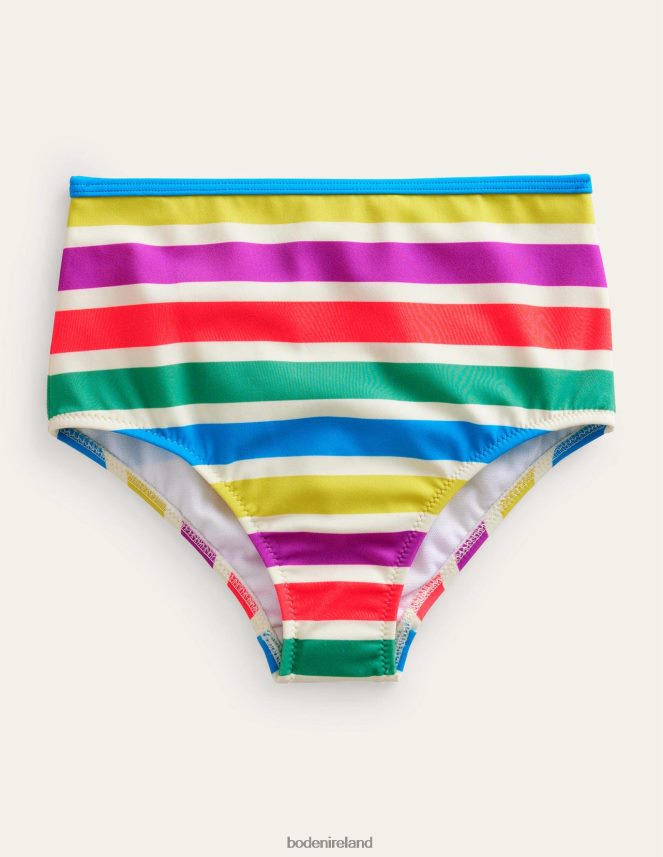 Day Tripping Stripe Clothing High Waisted Bikini Bottoms Boden Baby L466L6450