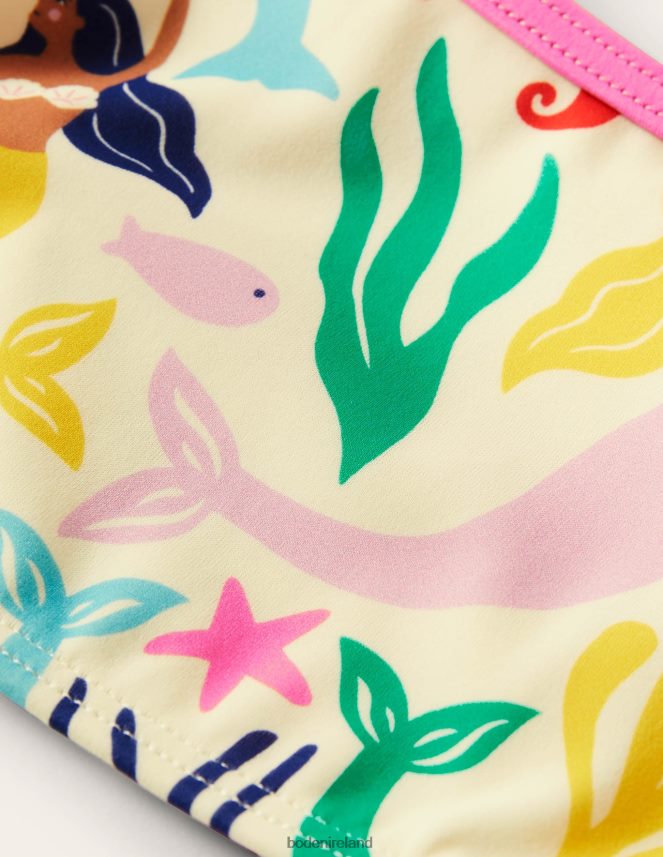 Multi Mermaids Clothing Patterned Bikini Top Boden Baby L466L63382