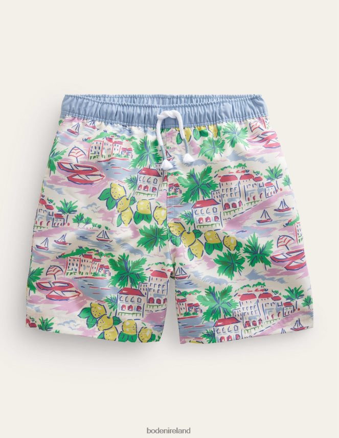 Multi Scene Clothing Swim Shorts Boden Baby L466L63326