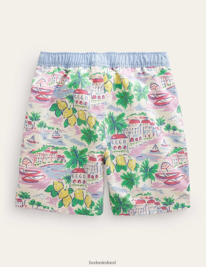 Multi Scene Clothing Swim Shorts Boden Baby L466L63326