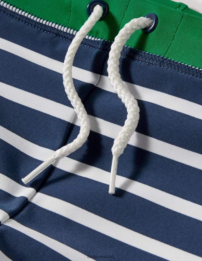 Navy Blue/White Clothing Swim Trunks Boden Baby L466L6468