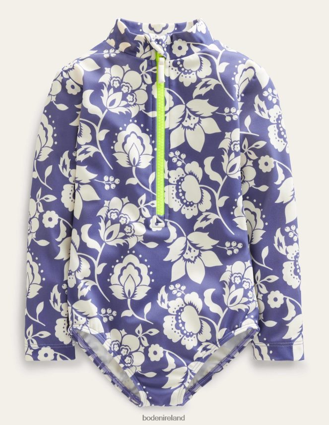 Soft Starboard Floral Clothing Long-sleeved Swimsuit Boden Baby L466L63492