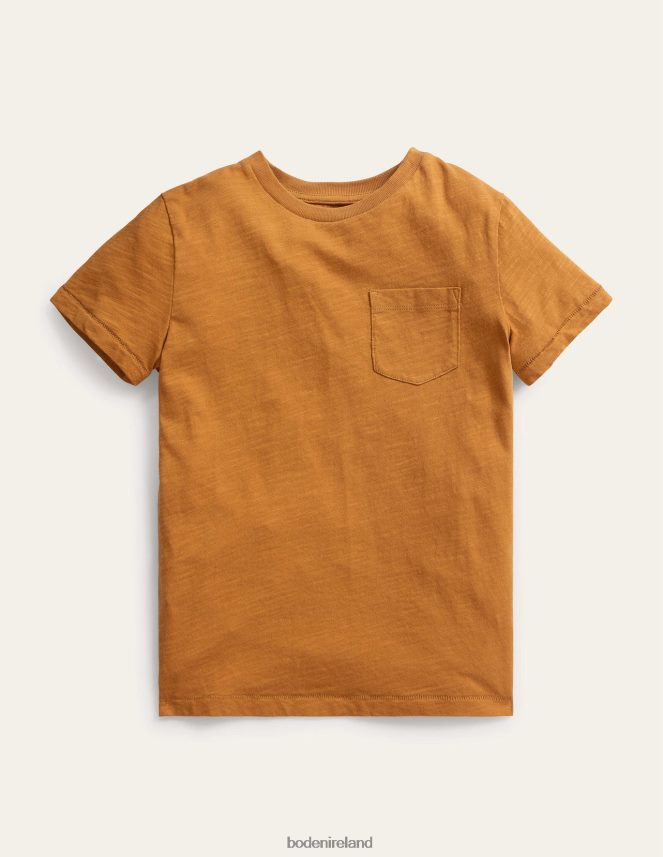 Brown Clothing Washed Slub T-shirt Boden Baby L466L63315