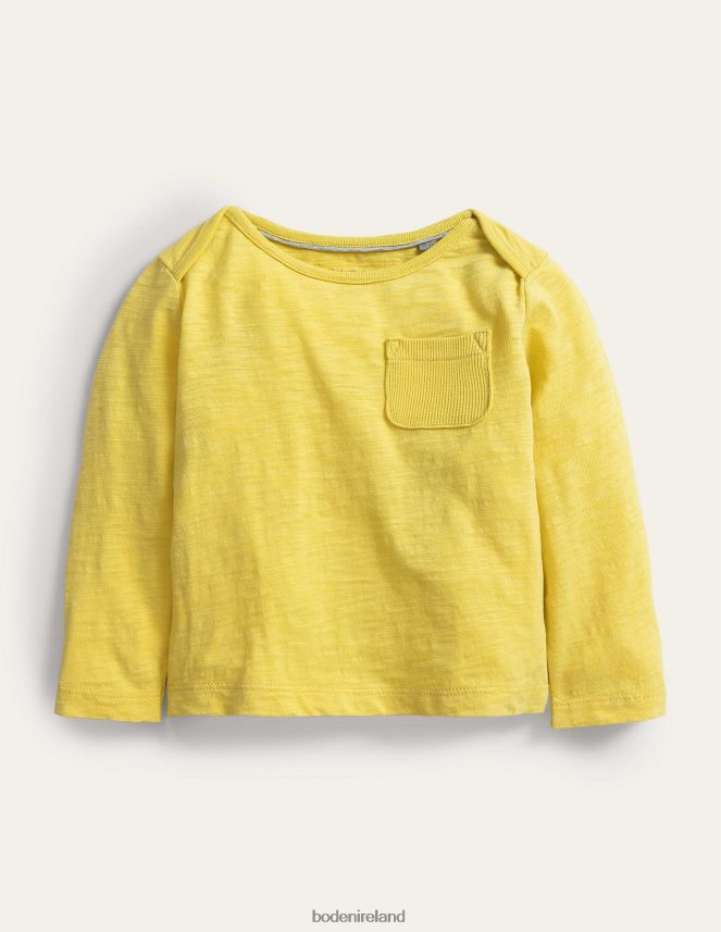 Buttercup Yellow Clothing Garment Wash T-Shirt Boden Baby L466L63469