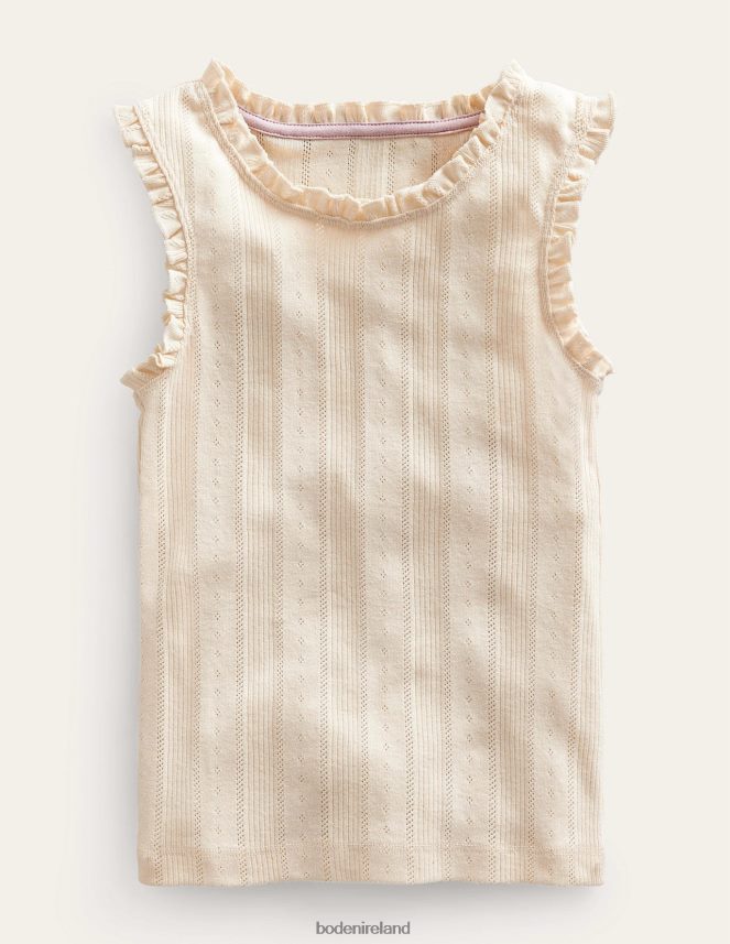 Ivory Clothing Pointelle Vest Top Boden Baby L466L6430
