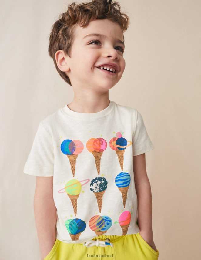 Ivory Planet Ice Creams Clothing Glowing Ice Cream T-shirt Boden Baby L466L63407