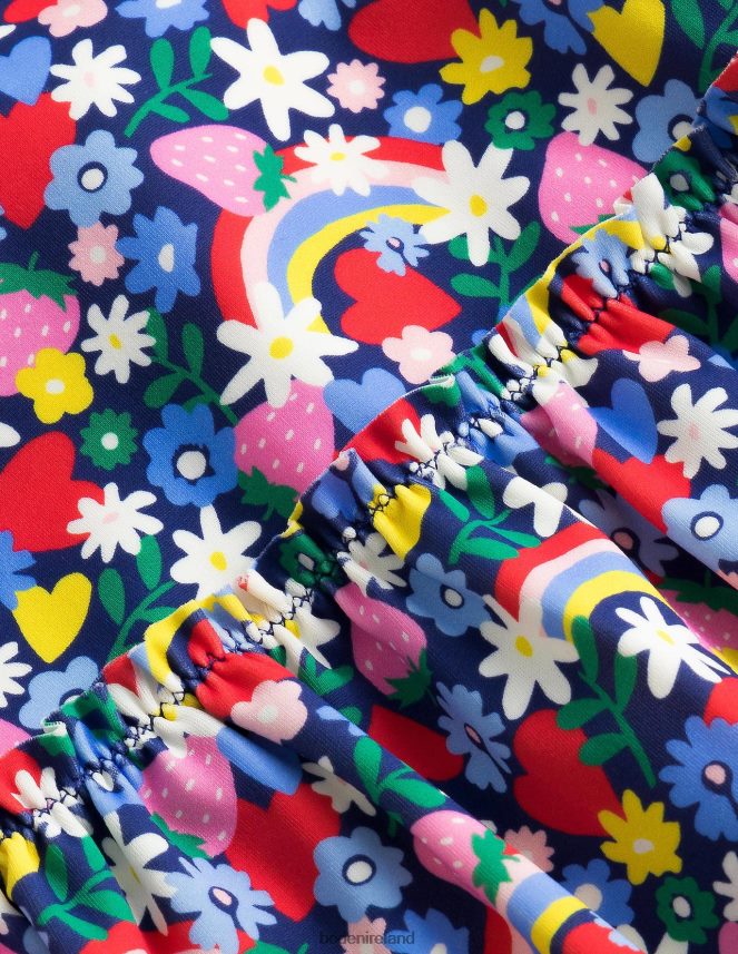 Ivory and Multi Rainbow Ditsy Clothing Tankini Set Boden Baby L466L63380