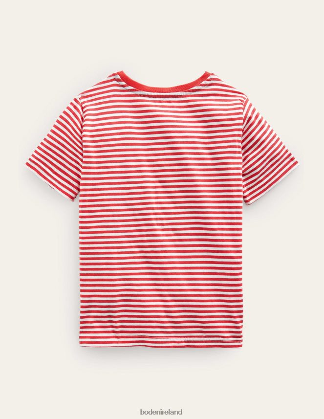 Jam/Ivory Guinea Pig Clothing Funny Applique T-shirt Boden Baby L466L63441