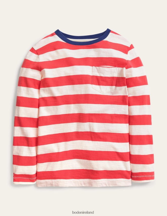 Jam/Vanilla pod Clothing Long-sleeved Washed T-shirt Boden Baby L466L63412