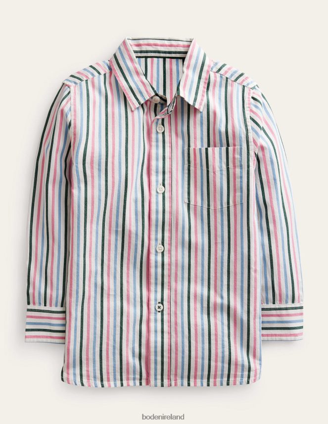 Multi Stripe Clothing Laundered Shirt Boden Baby L466L6399