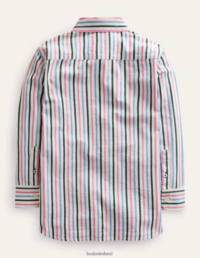 Multi Stripe Clothing Laundered Shirt Boden Baby L466L6399