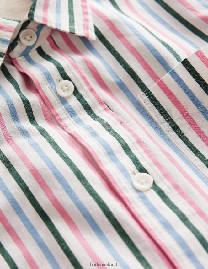 Multi Stripe Clothing Laundered Shirt Boden Baby L466L6399