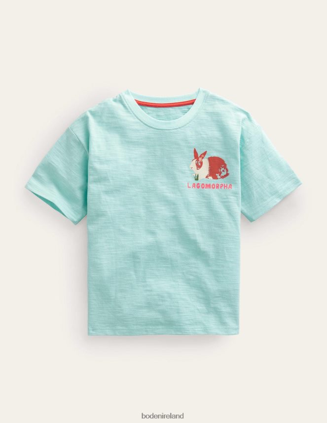 Opal Green Clothing Relaxed Printed T-shirt Boden Baby L466L6425
