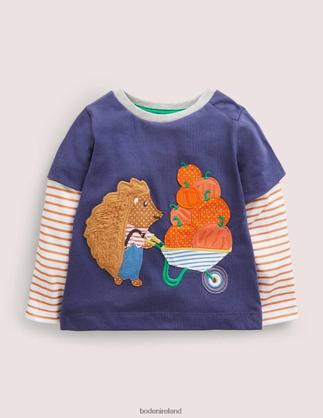 Starboard Hedgehog Clothing Halloween Applique T-shirt Boden Baby L466L63360