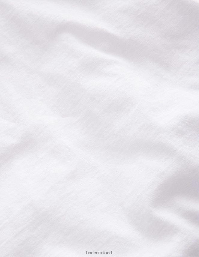 White Clothing Broderie Mix T-shirt Boden Baby L466L63329