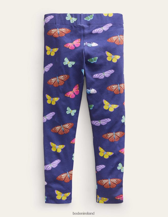 College Navy Butterflies Clothing Fun Leggings Boden Baby L466L6495