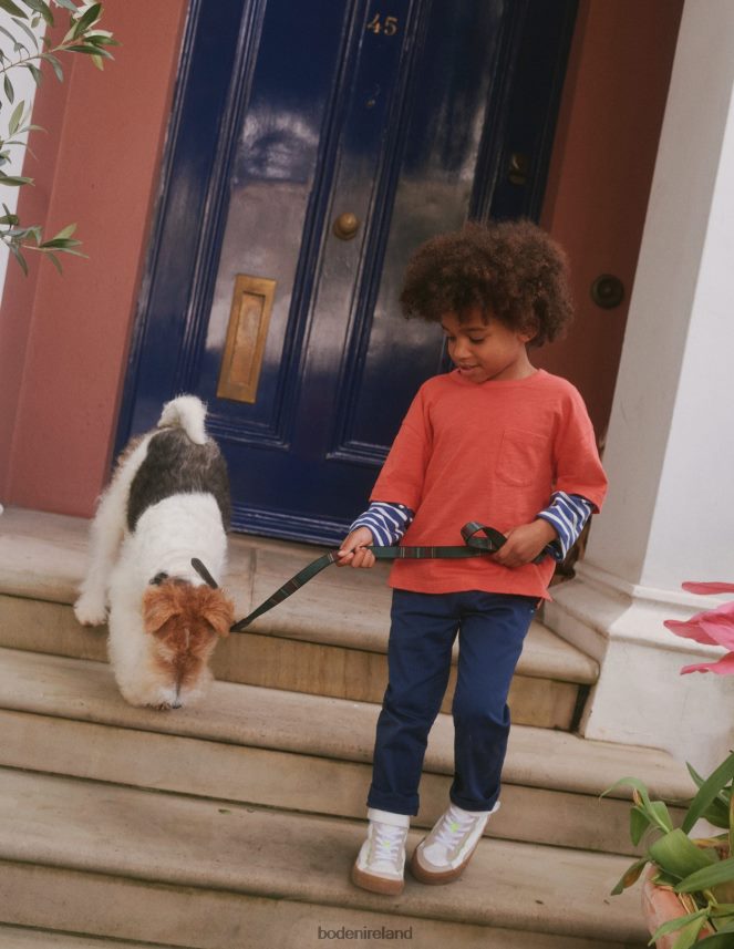 College Navy Clothing Slim Pull-On Trousers Boden Baby L466L6502