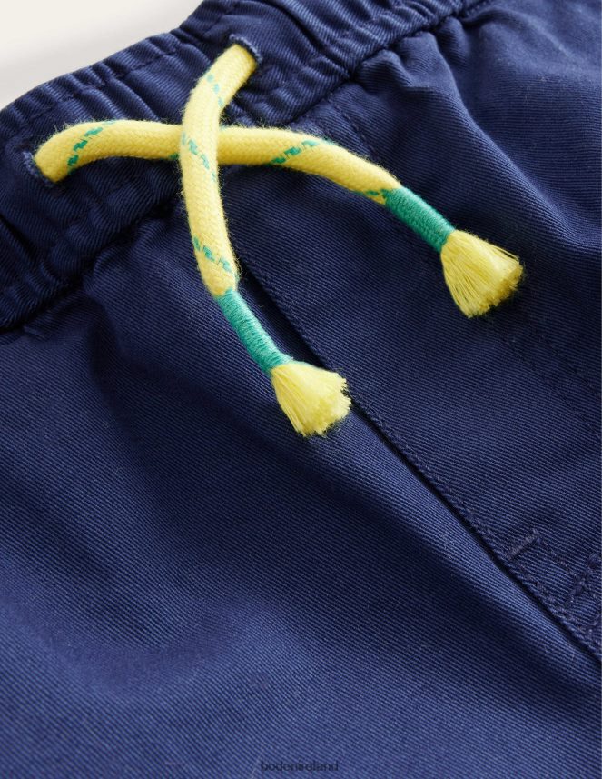 College Navy Clothing Slim Pull-On Trousers Boden Baby L466L6502