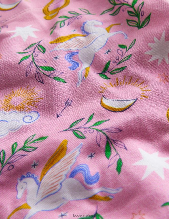 Pink Greek Toile Clothing Fun Cropped Leggings Boden Baby L466L6513