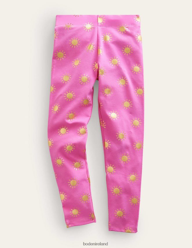 Tickled Pink/Gold Suns Clothing Fun Leggings Boden Baby L466L6511