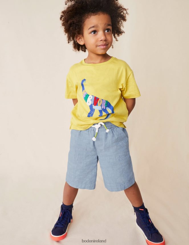 Pebble Blue Chambray Clothing Cotton Baggies Boden Boys L466L6879