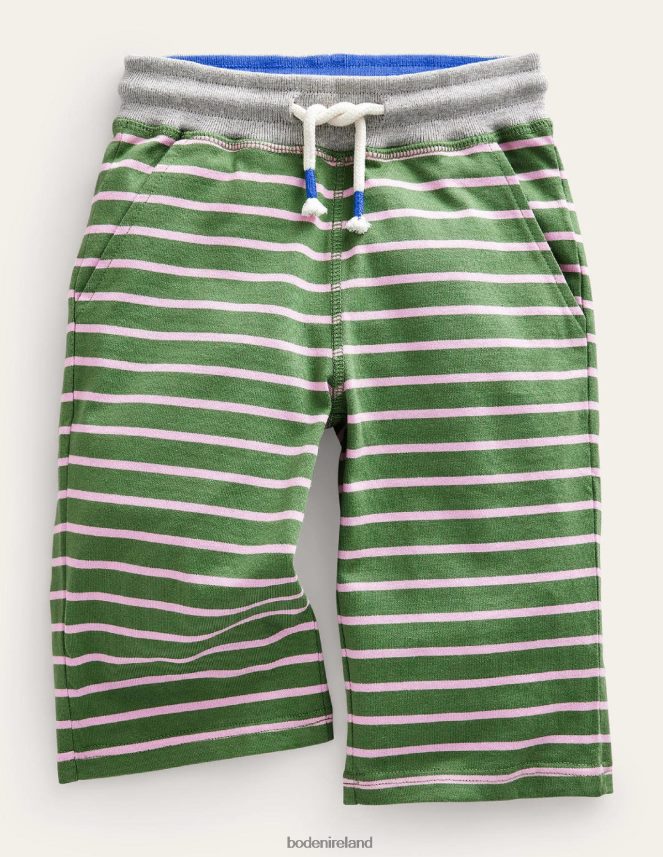 Safari Green/French Pink Clothing Jersey Baggies Boden Boys L466L6774