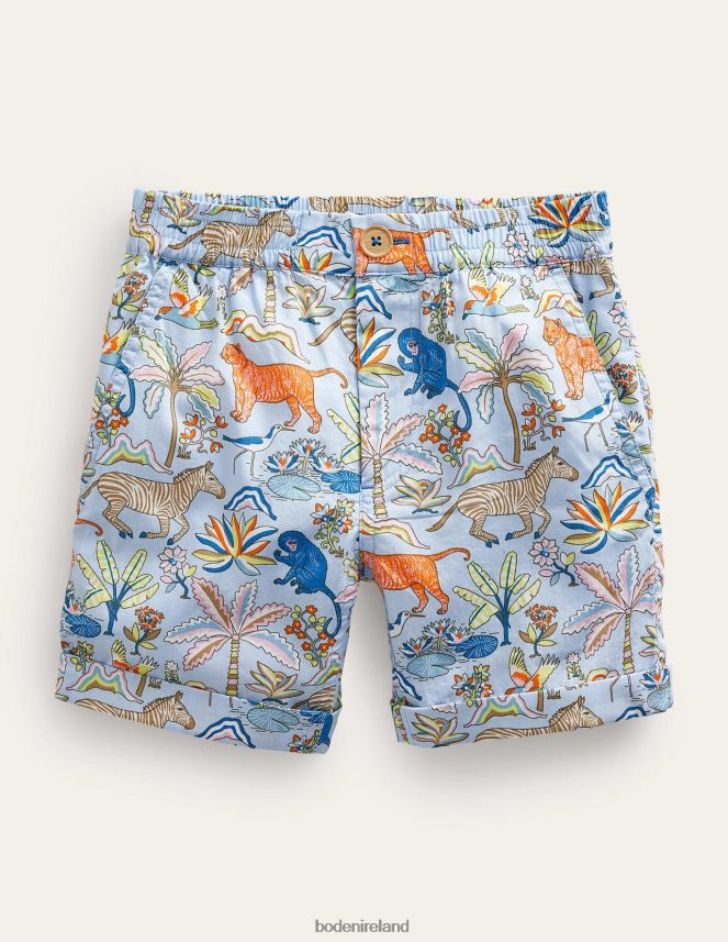 Surf Tropical Garden Clothing Smart Roll-Up Shorts Boden Boys L466L6876