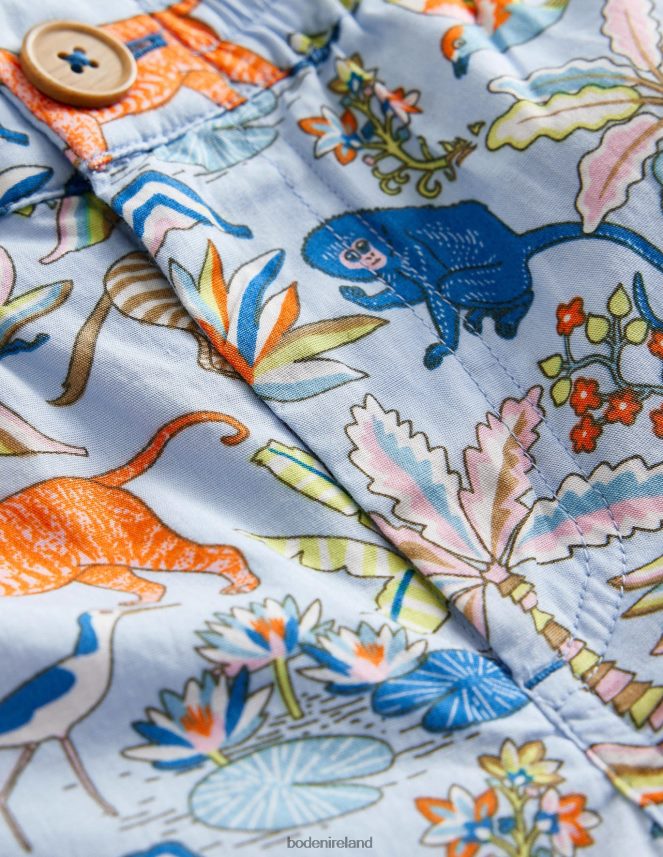 Surf Tropical Garden Clothing Smart Roll-Up Shorts Boden Boys L466L6876