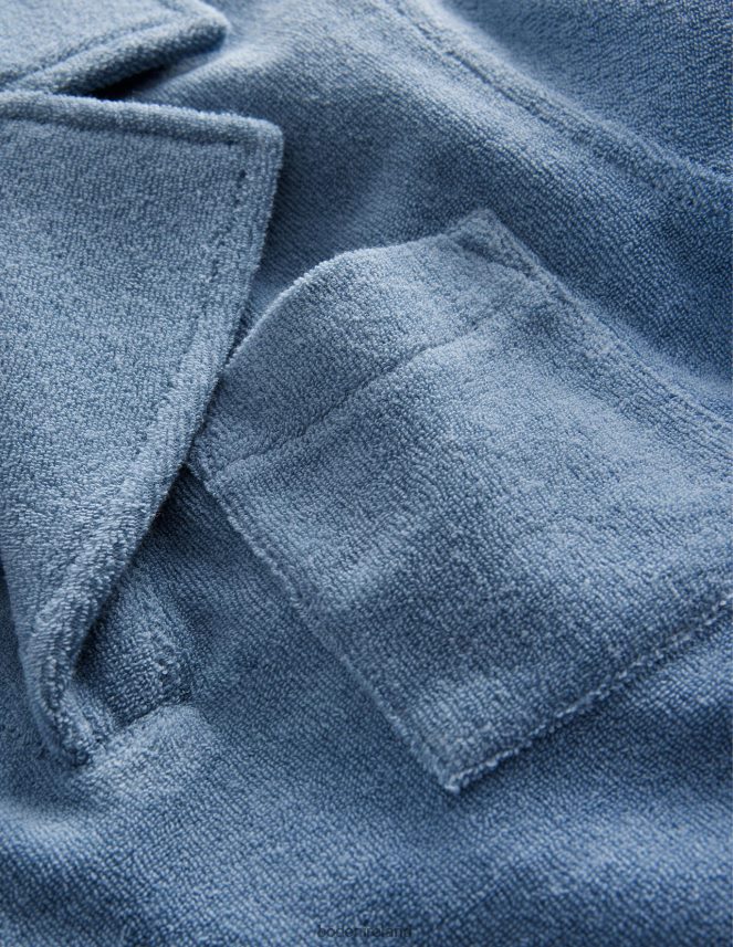 Pebble Blue Clothing Towelling Polo Boden Boys L466L6871