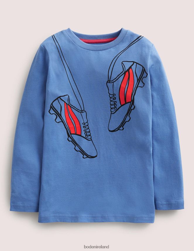 Elizabethan Blue Football Clothing Football T-shirt Boden Boys L466L6844