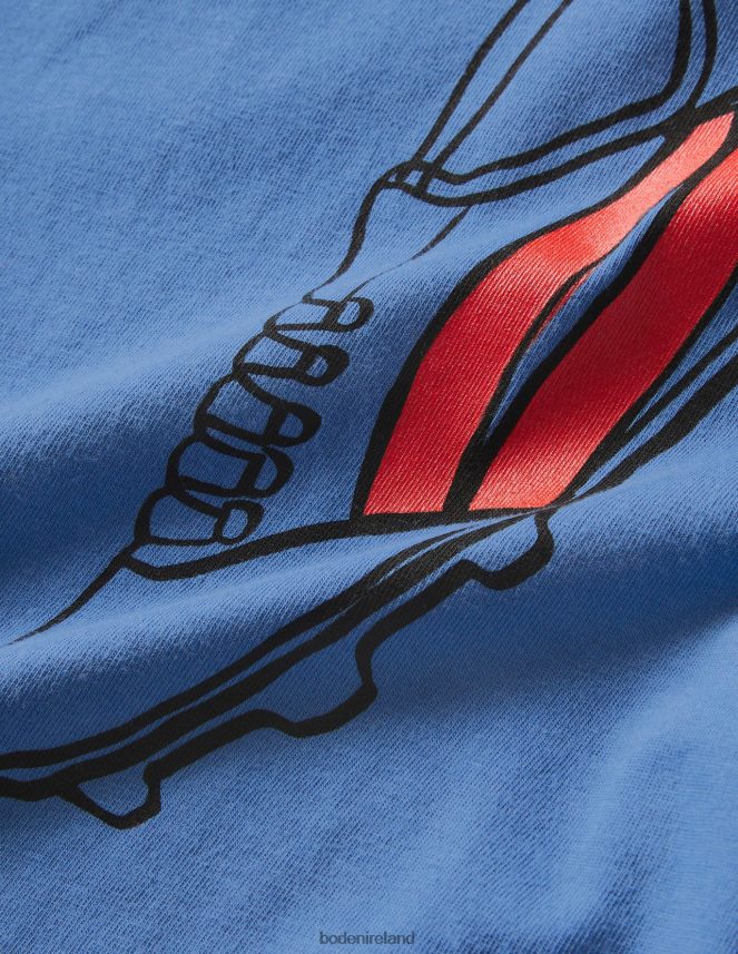 Elizabethan Blue Football Clothing Football T-shirt Boden Boys L466L6844