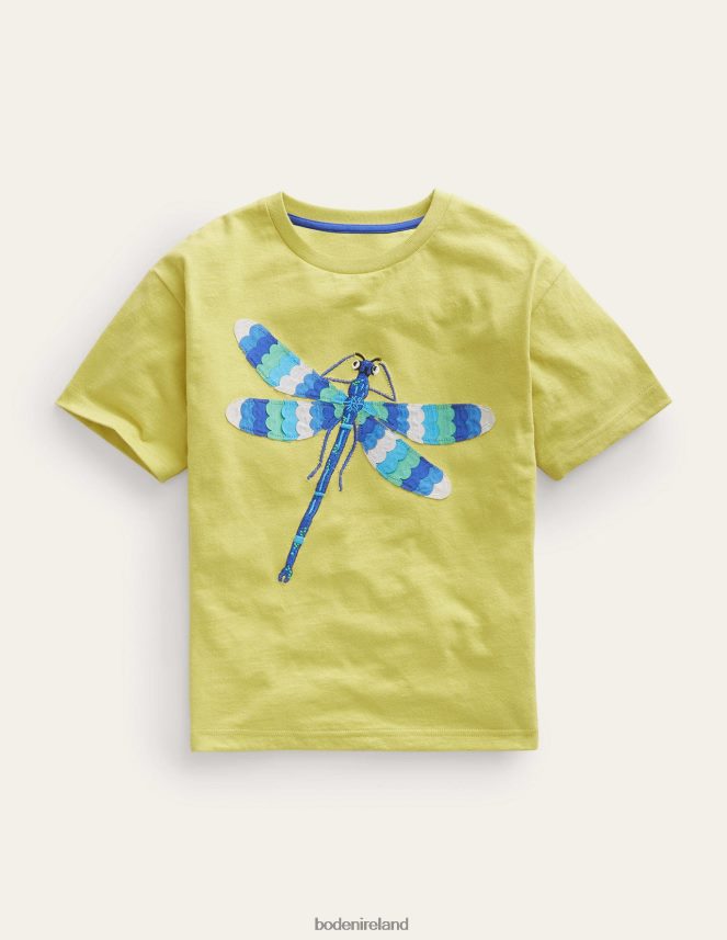 Gooseberry Yellow Clothing Dragonfly-Applique T-Shirt Boden Boys L466L6865