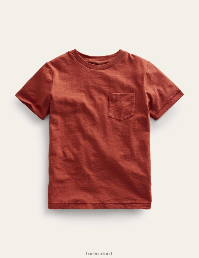 Roasted Chesnut Clothing Washed Slub T-shirt Boden Boys L466L6857