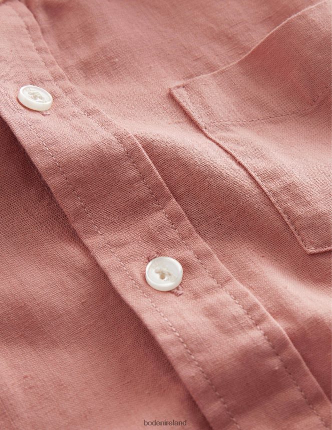 Rose Pink Clothing Cotton Linen Shirt Boden Boys L466L6854