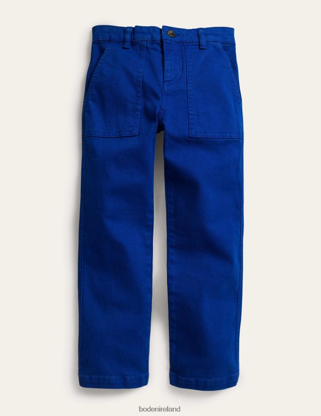 Bluing Blue Clothing Relaxed Pocket Trousers Boden Boys L466L6913